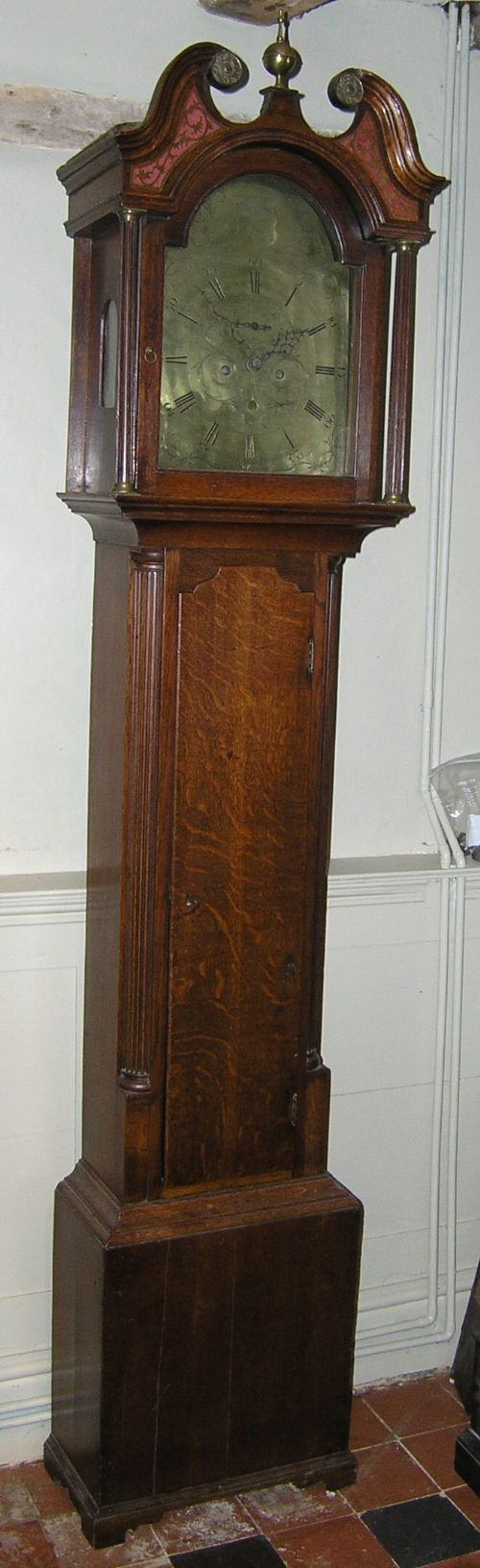 18th Cent Oak Longcase Clock, Dickman Leith