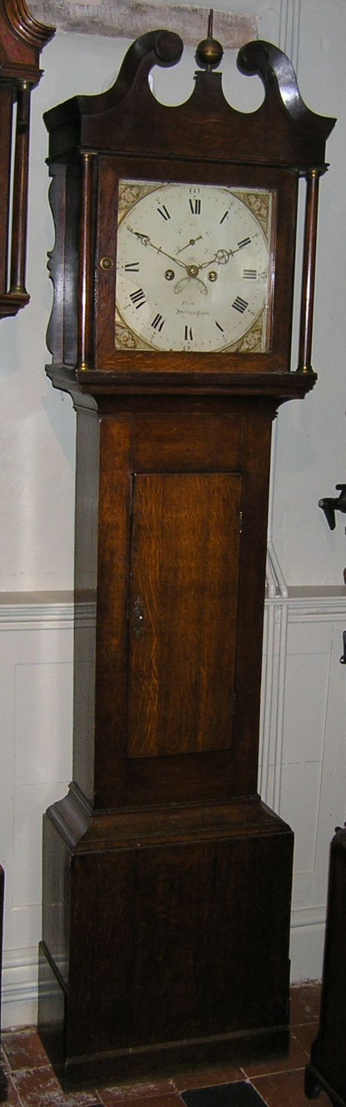 Early 19th Cent Oak Longcase Clock