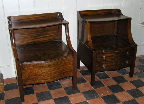 Pair of Similar Bedside Tables/commodes