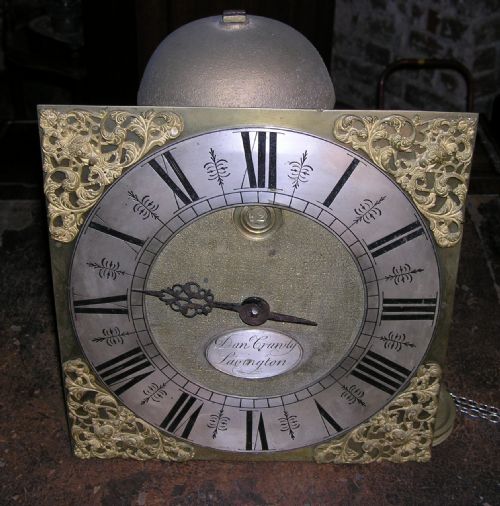 18th Cent Longcase Clock Movement 9.75" Dial
