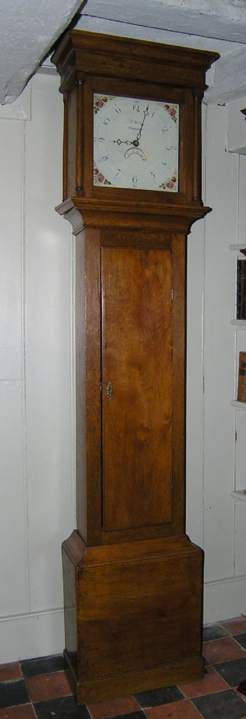 Early 19th Cent Oak Longcase Clock
