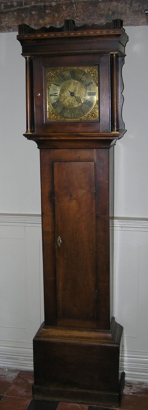 Early 18th Cent Walnut Longcase Clock
