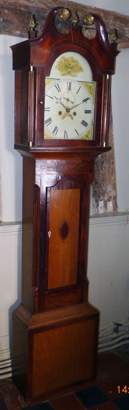 19th Cent 8 Day Longcase Clock