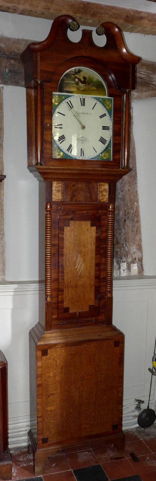 Inlaid Longcase Clock by Goodwin, Newark