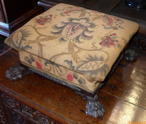 William IV Rosewood Foot Stool
