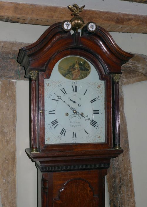 Early 19th Cent Oak Longcase Clock