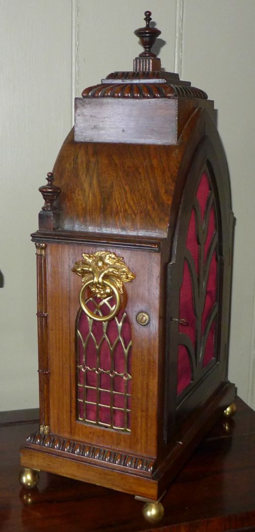 fig 1. Impressive Thwaites & Reed Musical Bracket Clock