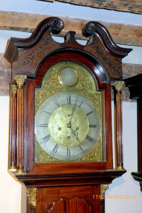 18th Cent Scottish Mahogany Longcase Clock