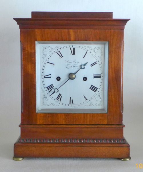 Fine 19th Cent Fusee Library Clock