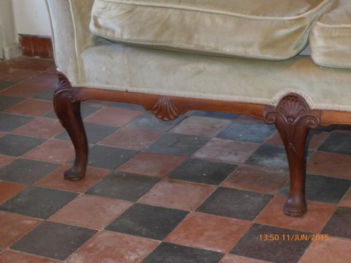 fig 1. Georgian Style Camel Back Sofa