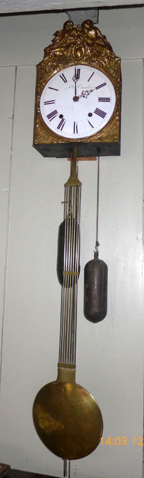 19th Cent French Comptoise Clock