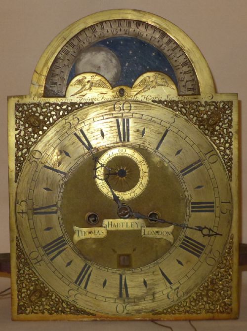 fig 2. 18th Cent Longcase Clock with Moon Dial