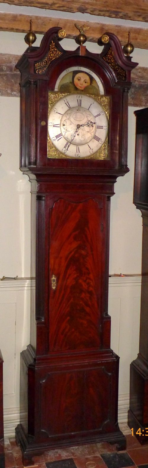 18th Cent Mahogany Musical Long Case Clock
