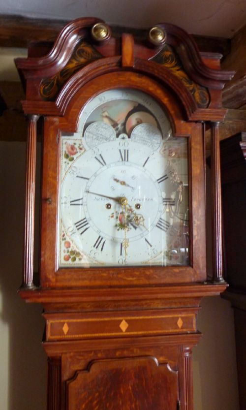 fig 1.
Late 18th Cent Moon Dial Longcase Clock