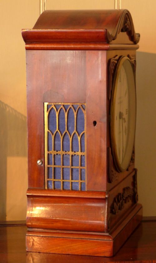 fig 1. 19th Cent Twin Fusee Bracket Clock