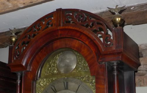 fig 2. Geo III Mahogany 8 Day Longcase Clock