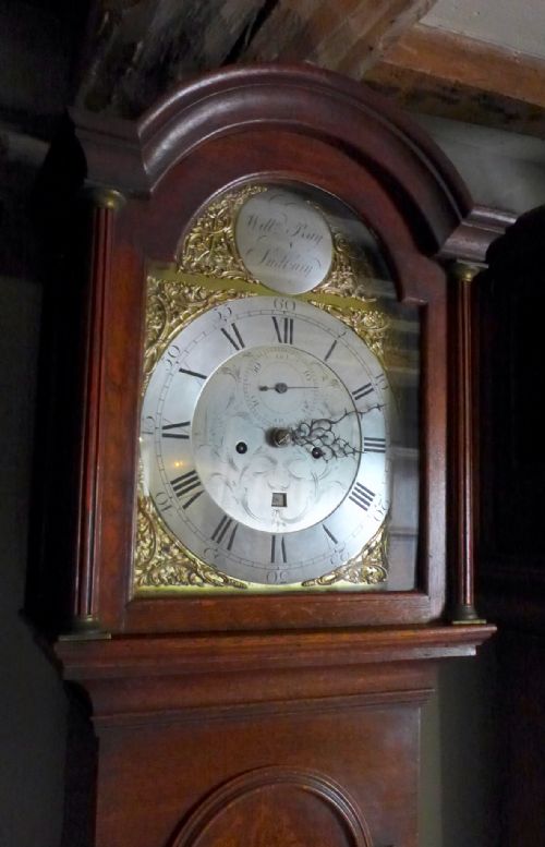 fig 1. Geo III Oak 8 Day Longcase Clock