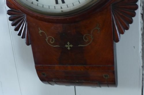 fig 1. Regency Period Convex Drop Dial Wall Clock