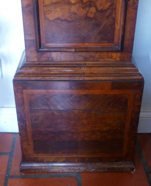 fig 2. Good 18th Cent Figured Walnut London Longcase Clock
