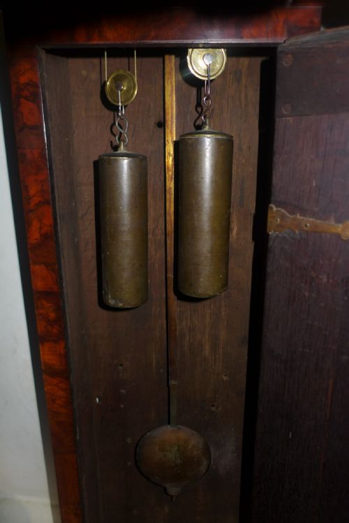 fig 3. Good 18th Cent Figured Walnut London Longcase Clock