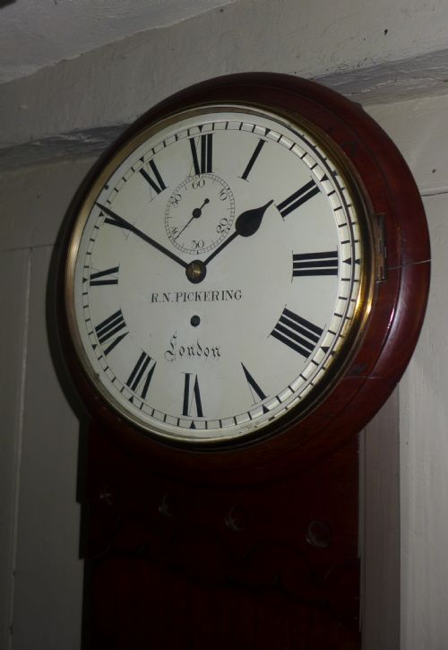 fig 1. 19th Cent Mahogany London Wall Regulator