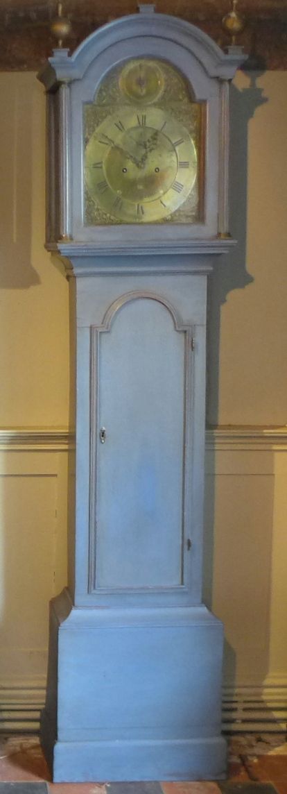 18th Cent Painted 8 Day Long Case / Grandfather