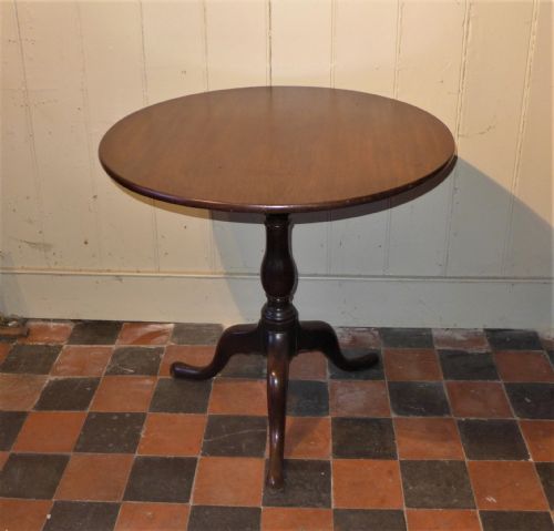 Geo III Mahogany Tripod Table