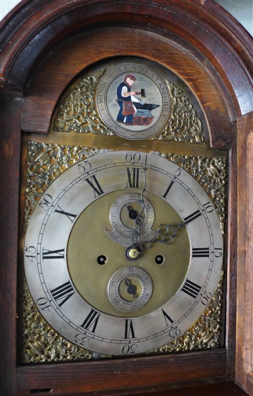 fig 2. 18th Cent Automaton Longcase Clock