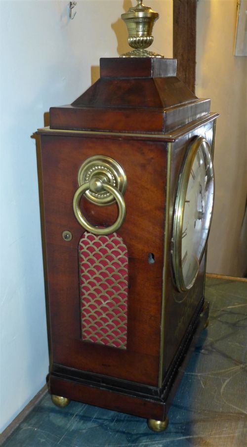 fig 2. Early 19th Cent Mahogany Bracket Clock