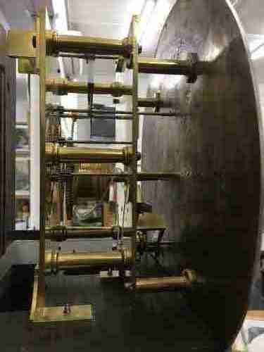 fig 2. 19th Cent London Mahogany Longcase Regulator Clock