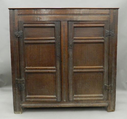 18th Cent Oak Livery Cupboard