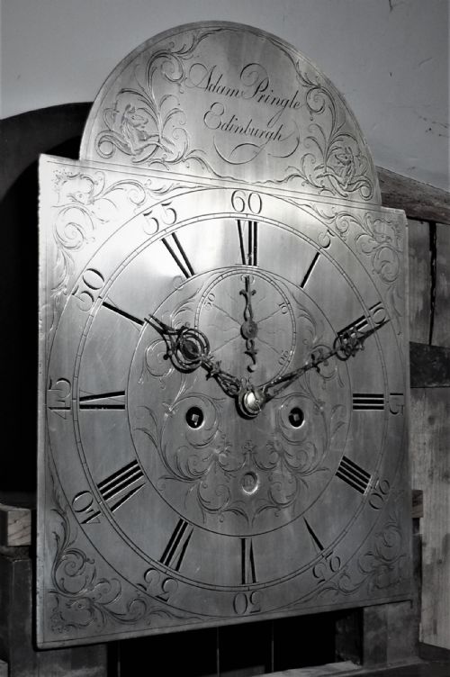fig 2. Geo III Scottish Mahogany Long case / Grandfather Clock