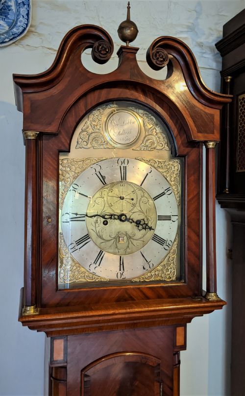 fig 1. Geo III Scottish Mahogany Longcase Clock