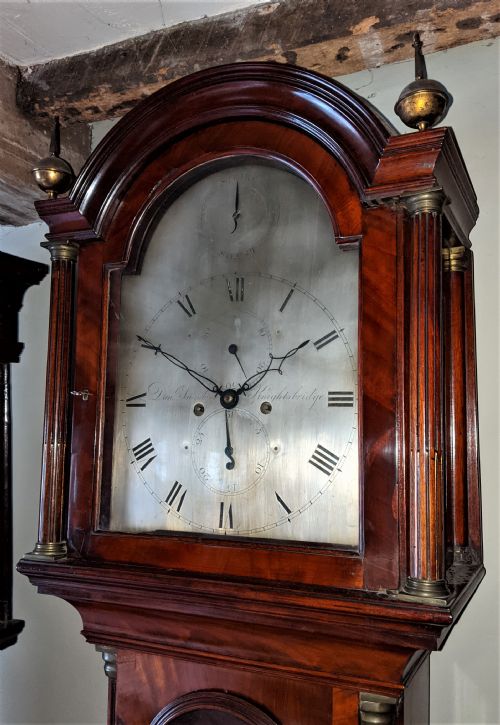 fig 1. Geo III Mahogany London Long Case Clock