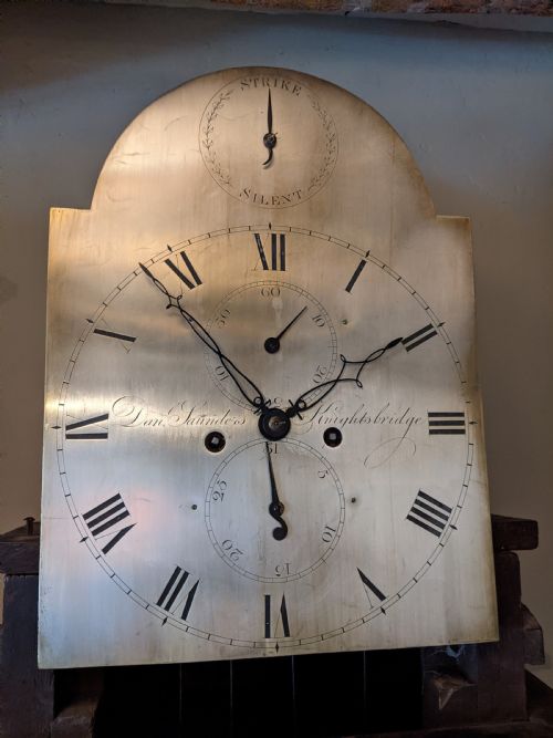 fig 2. Geo III Mahogany London Long Case Clock
