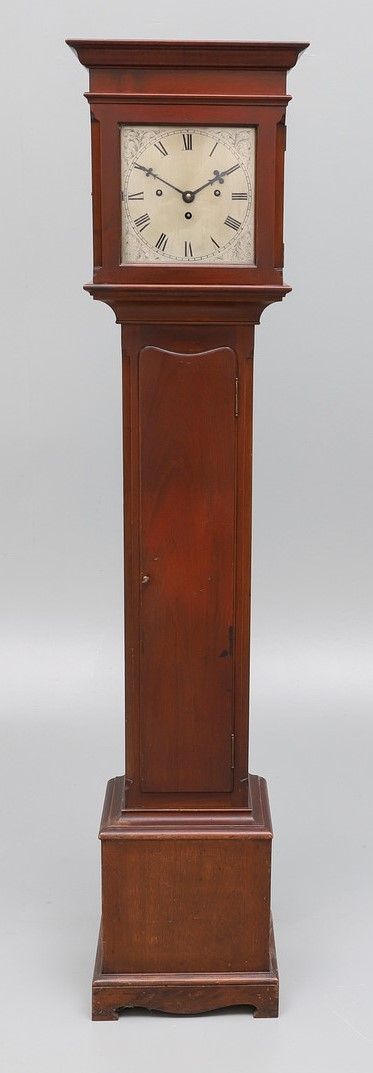Mahogany Grandmother Long Case Clock with Westminster Chimes
