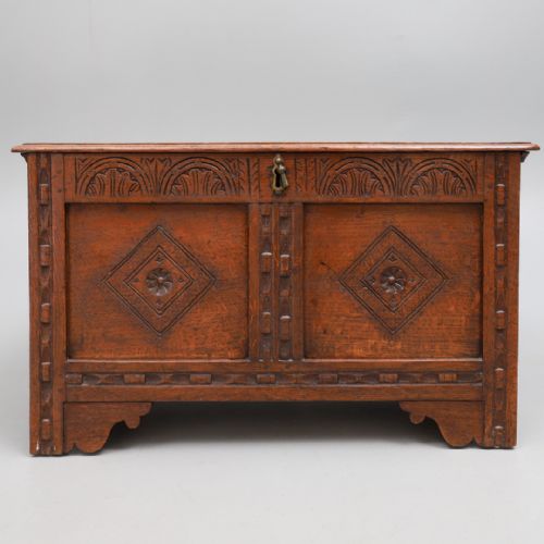 Late 17th Cent Oak Coffer