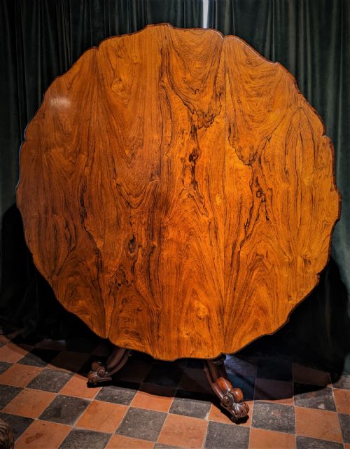 19th Cent Rosewood Centre/dinning Table