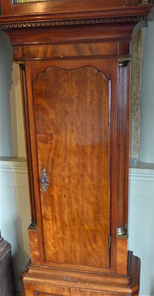 fig 2. Antique Mahogany Musical Long Case Longcase / Grandfather Clock