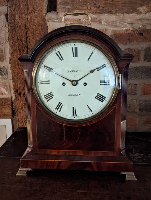 Geo IV Mahogany Fusee Bracket Clock