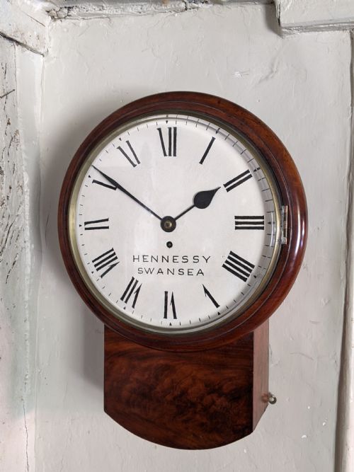 19th Cent Fusee Dial Clock