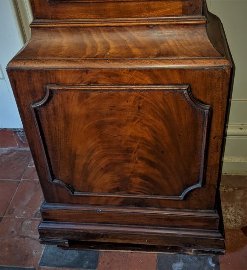 fig 2. 18th Cent Mahogany Longcase Clock