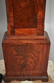 fig 1. Geo III mahogany Longcase Clock