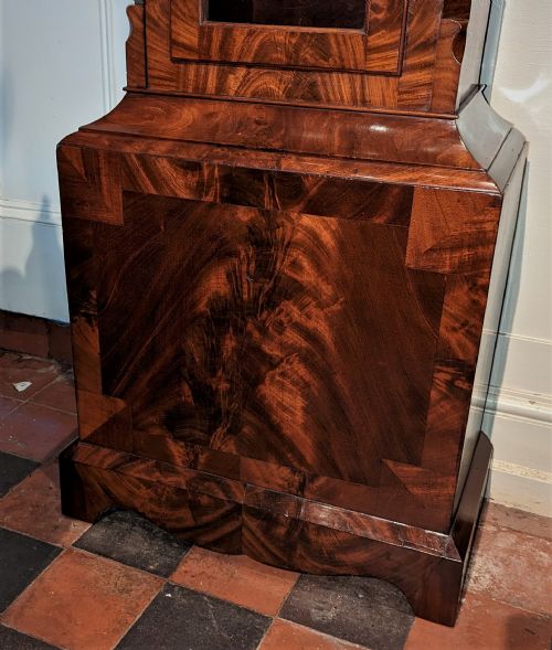 fig 2. Regency Mahogany Regulator Longcase Clock