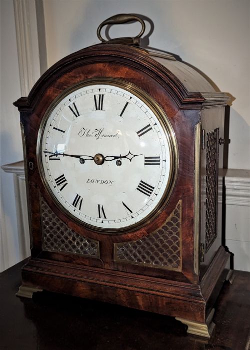 Geo III Mahogany Bracket Clock