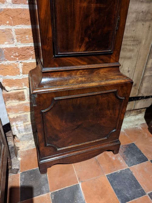 fig 2. 18th Cent Mahogany Longcase Long Case Grandfather Clock