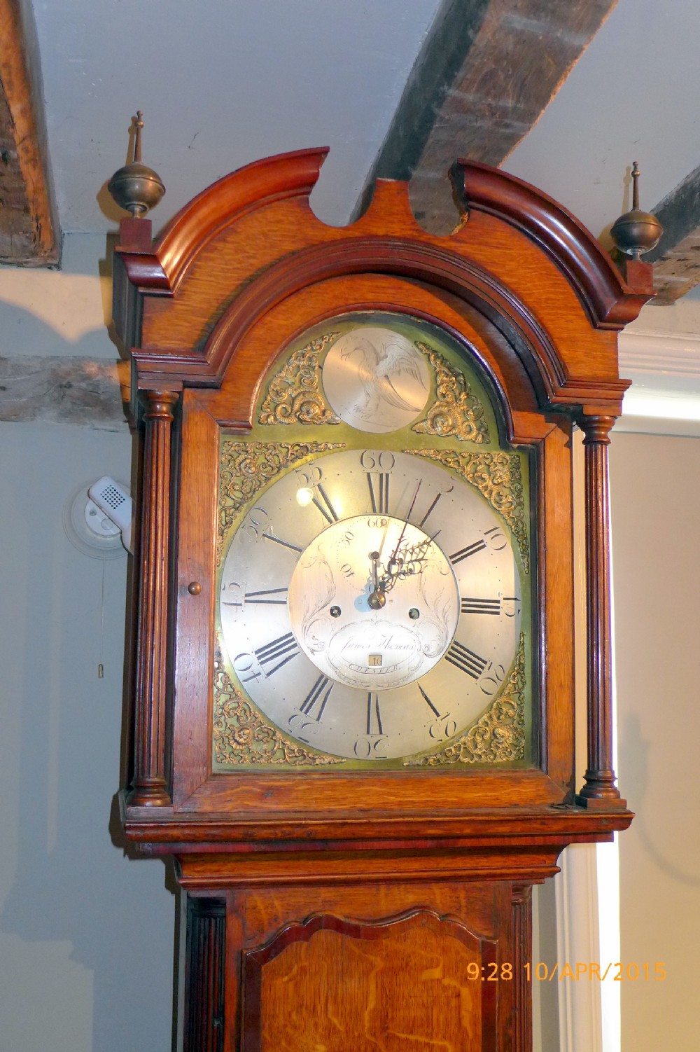 18th Cent Oak Longcase Clock