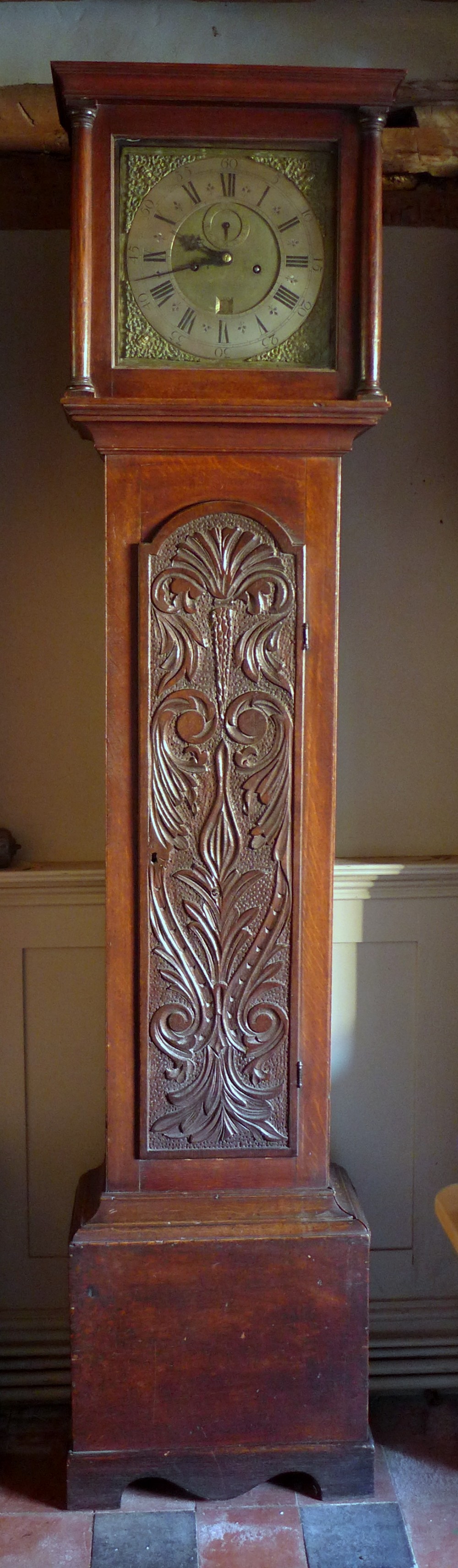 18th Cent Oak 8 day Longcase Clock
