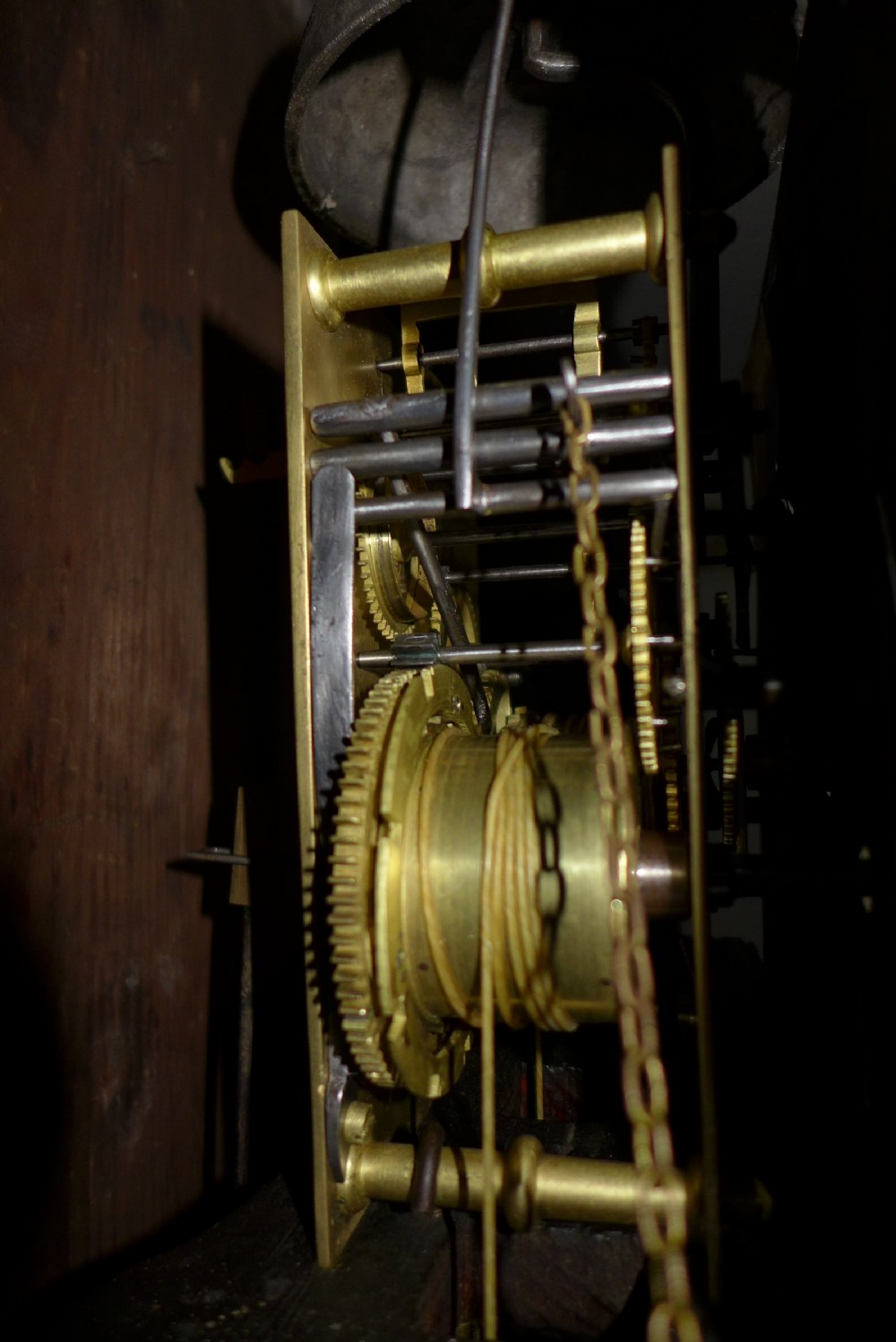 18th Cent Oak 8 Day Longcase Clock View V