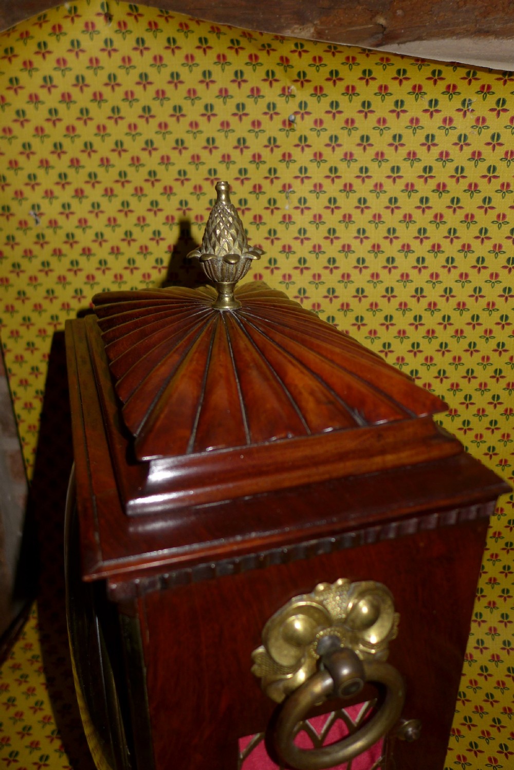 Regency Period Mahogany & Brass Fusee Bracket Clock View IV